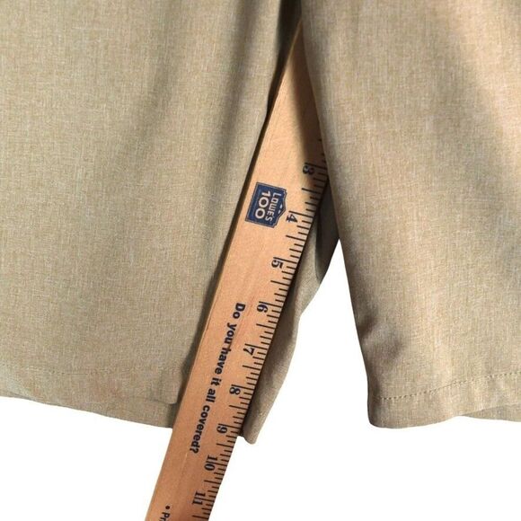 Volcom Surf & Turf Hybrid Shorts Size 30 Tan Beige Chino Style 4-Way Stretch - Picture 6 of 8